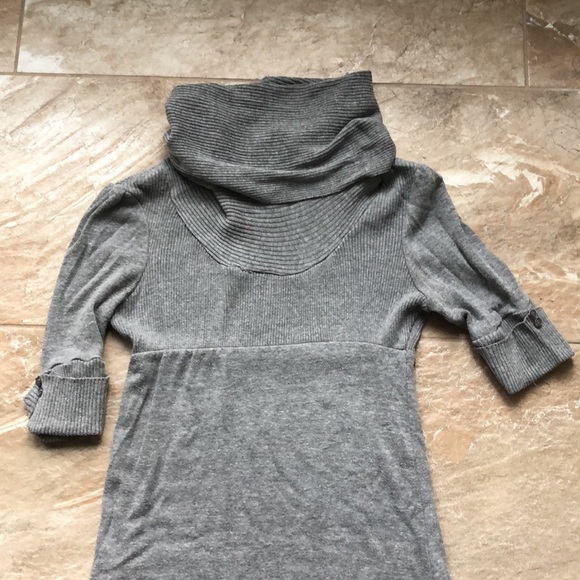Cowl Neck Sweater Dress (Size XS) - Picture 2 of 8